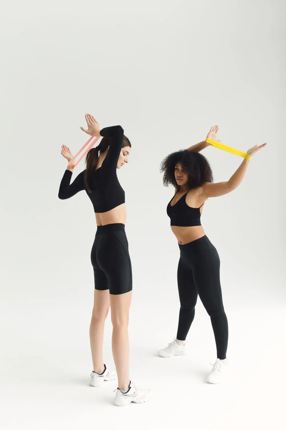 Resistance band set — equipment photography